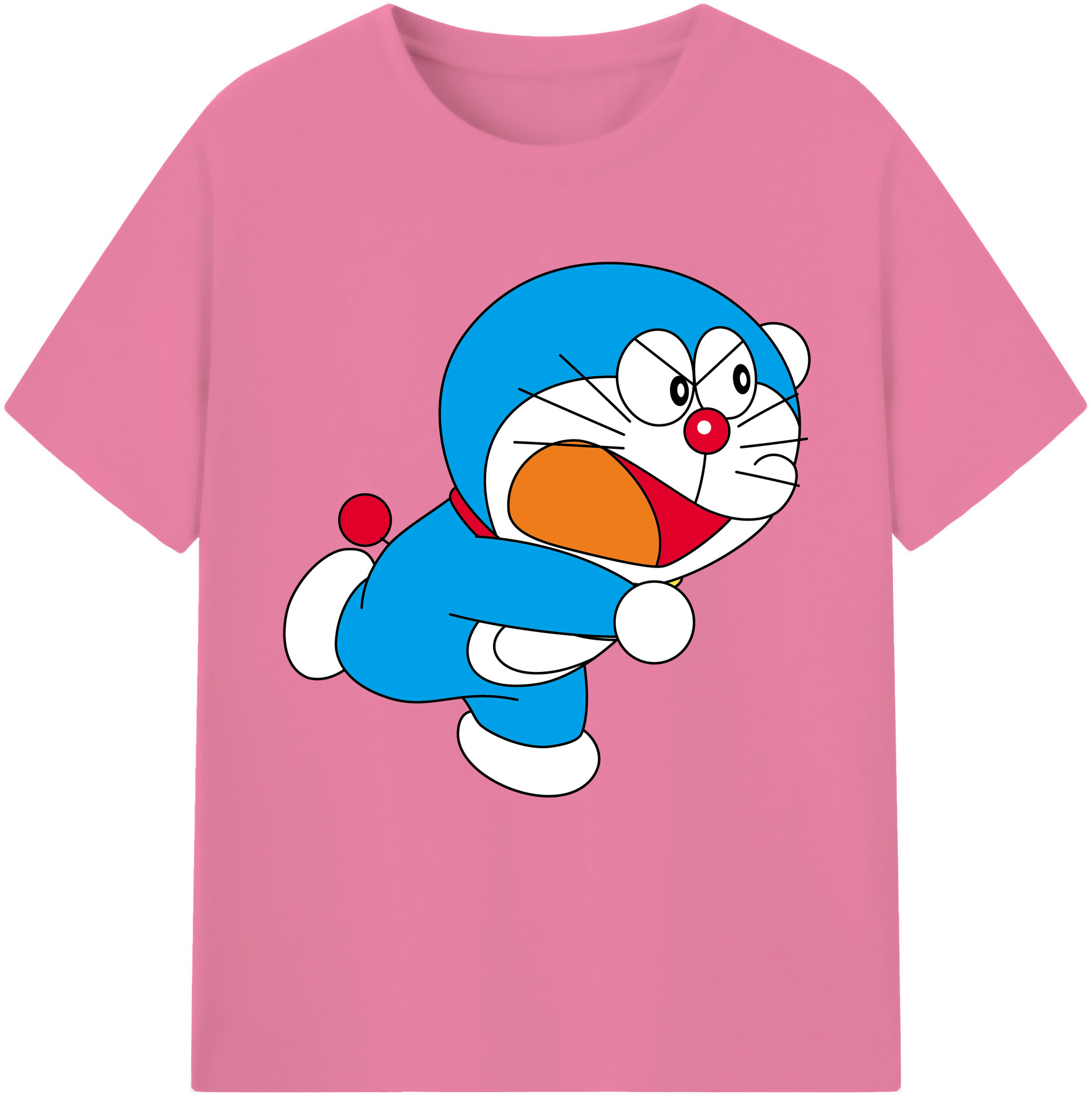 （画像用） ドラえもん Doraemon 綿100％半袖Tシャツ（フロントプリント）